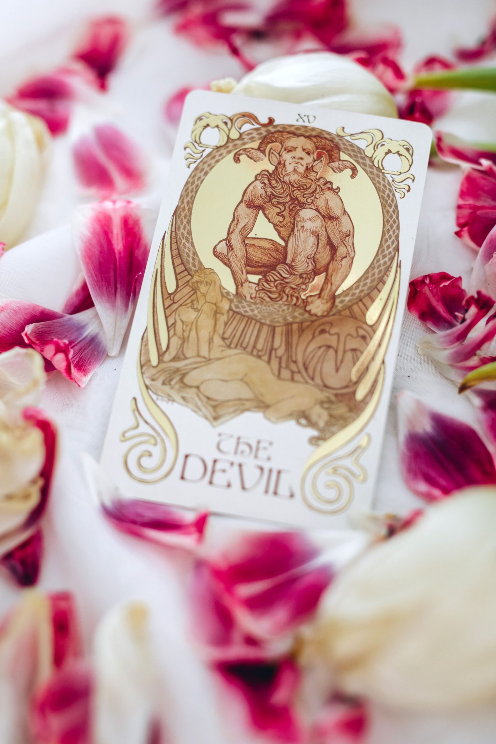 Symbolique de l'addiction dans le Diable tarot