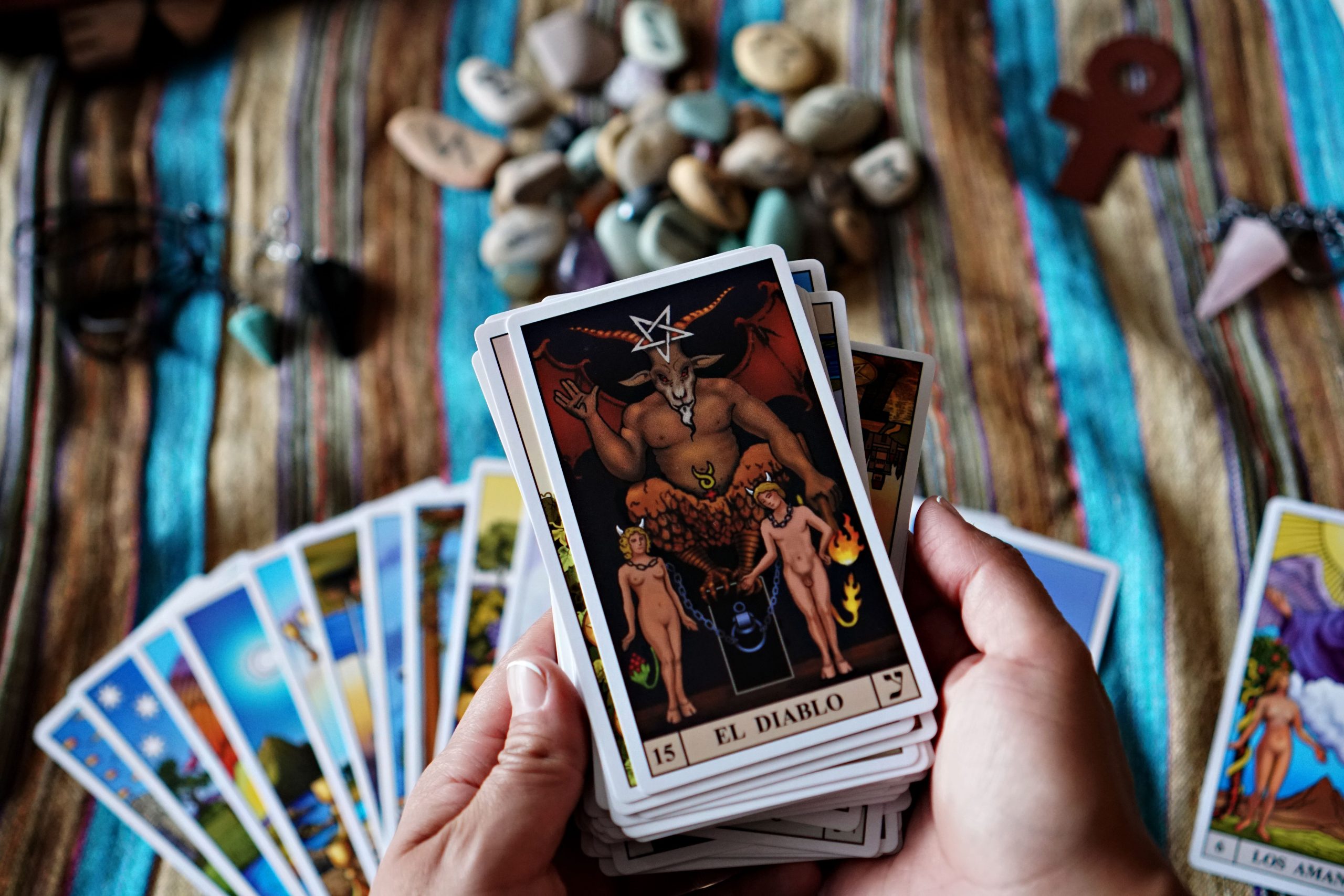 Le Diable renversé au tarot
